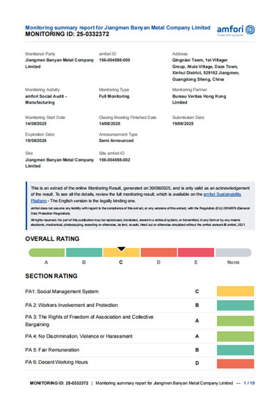 BSCI Audited