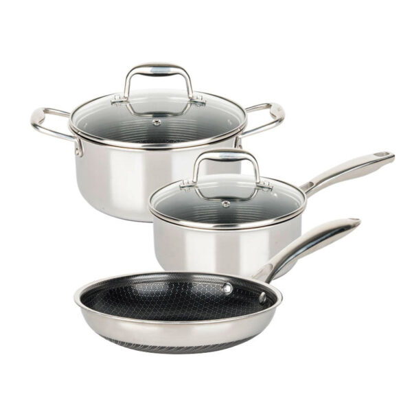 Tri-ply Non Stick Sauce Pan sets, Pan and Pot set, 5 piece