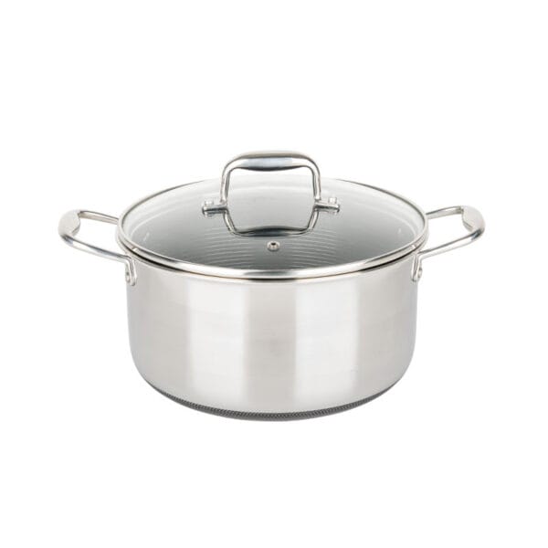 Tri-ply Stainless Steel Cookware Set, Pan and Pot Set, 10 piece, YBP101824 - Image 5