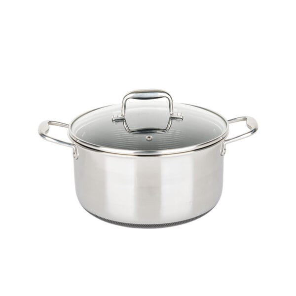 Honeycomb Coating Nonstick Stockpots, with Lid, 9.5 inch YB01-24