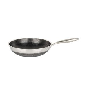Honeycomb NonStick Wok Pan, Tri-Ply Stainless steel, with Lid  YP01