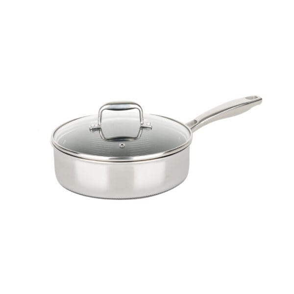 Tri-ply Stainless Steel Cookware Set, Pan and Pot Set, 10 piece, YBP101824 - Image 3