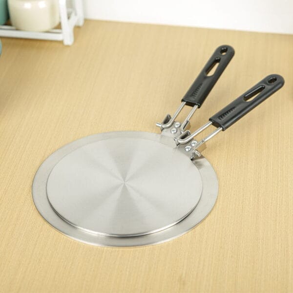 Stainless Steel Induction Adapter Plate , Plastic Handle, HDP005 - Image 3