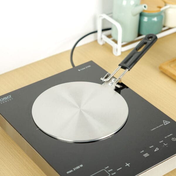 Stainless Steel Induction Adapter Plate , Plastic Handle, HDP005 - Image 5