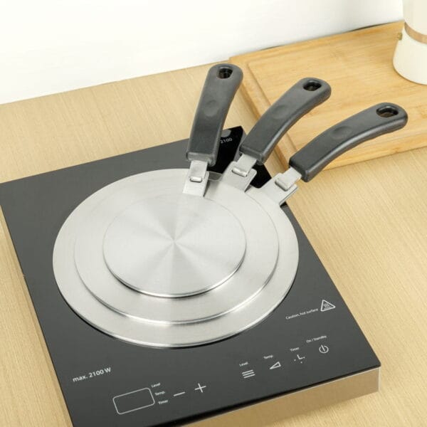 Diffuser Plate Adapter for Glass Cooktop, Folding Handle, HDP009 - Image 4