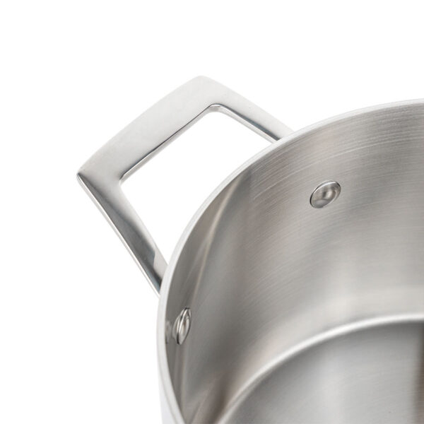 Tri-ply No Coating Pan and Pot sets, with Lid, Cookware set, 8 piece - Image 6