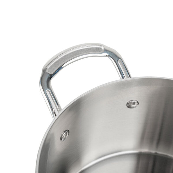 Tri-ply SUS No Coating Skillet and Pot sets, with Lid, Cookware set, 10 piece - Image 5