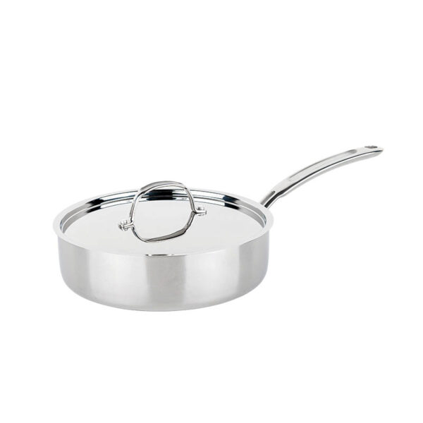 Tri-ply SUS No Coating Skillet and Pot sets, with Lid, Cookware set, 10 piece - Image 2