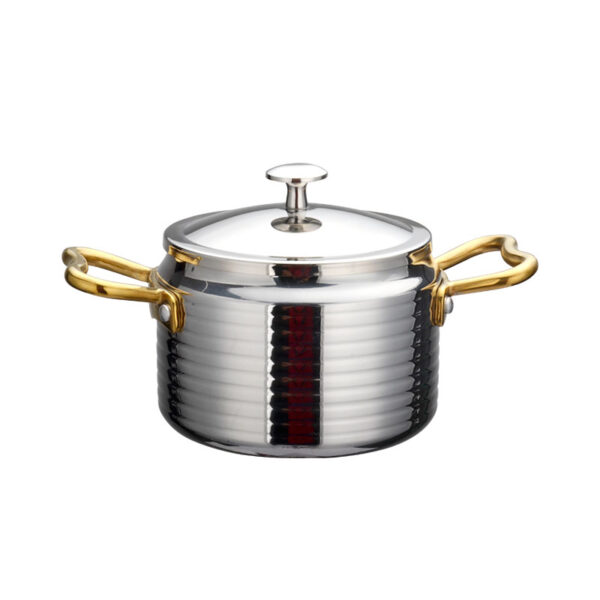 Tirply Stainless Steel Milk pots, with Lid, 3.9 inch YB02