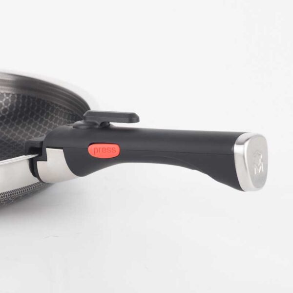 Removable Handle for Pots and Pans, Heat Insulation, Black, 1KP2277 - Image 4