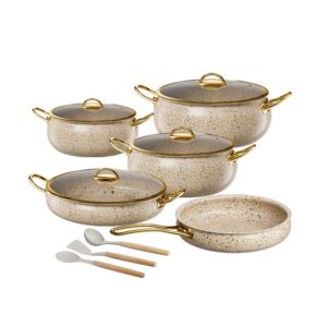 3-Ply Pan and Pot Cookware Set, Teflon™ Non-Stick Coating,12 piece
