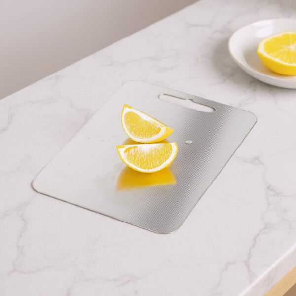 Anti-scratch Grain Pattern Cutting Board, Stainless Steel, Double-Sided, 1KP2245缩略图 Anti-scratch Grain Pattern Cutting Board, Stainless Steel, Double-Sided, 1KP2245缩略图