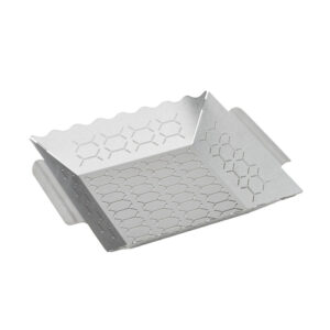 Stainless Steel Grill Basket, Large 12 Inches BBQ Accessories, BGB05