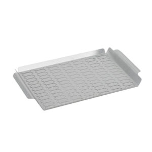 Stainless Steel Grill Tray BBQ Vegetable Grilling Basket with Handle BGB103