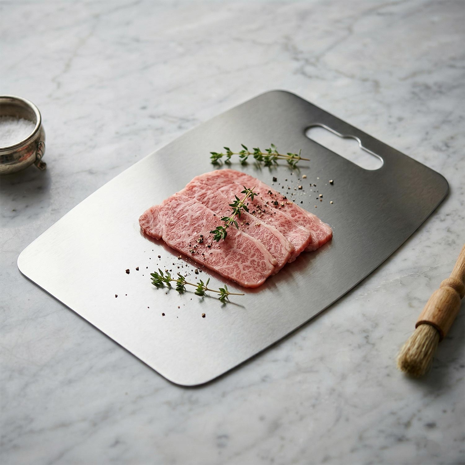 Premium 304 Stainless Steel Cutting Board, 1.5mm Thickness, CCB10