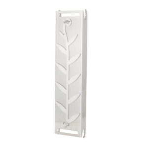 Stainless Steel Flame Salmon Board with Leaf-shaped Holder, Flammlachsbrett, FSB08