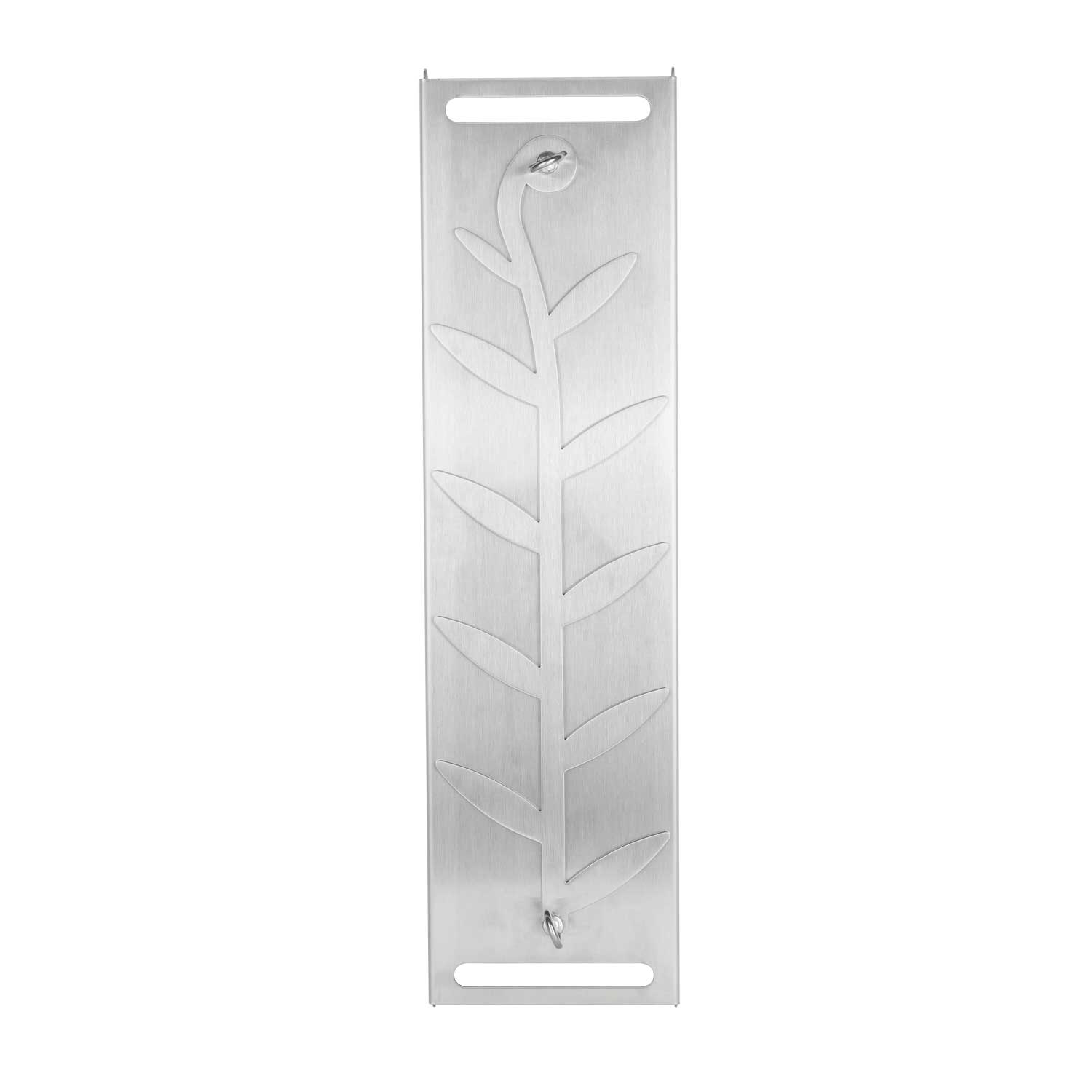 Stainless Steel Flame Salmon Board with Leaf-shaped Holder, Flammlachsbrett, FSB08 - Image 4