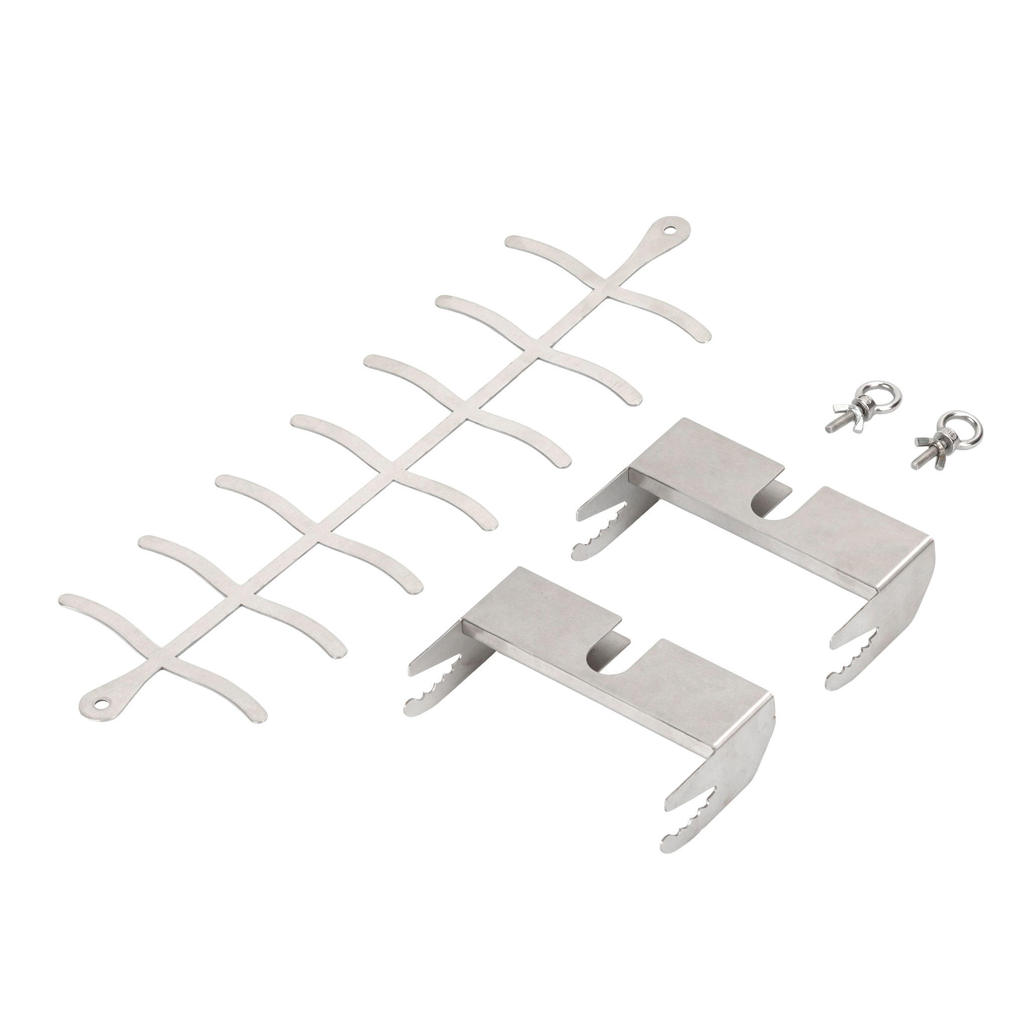 Customised Stainless Steel Holder for Wooden Salmon Plank, Accessories, FSB08 - Image 2