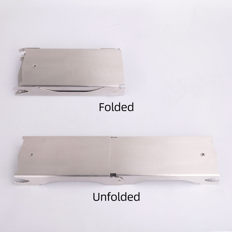 Folding Stainless Steel Salmon Plank, Flammlachsbrett, Salmon Holder, FSB09 - Image 7