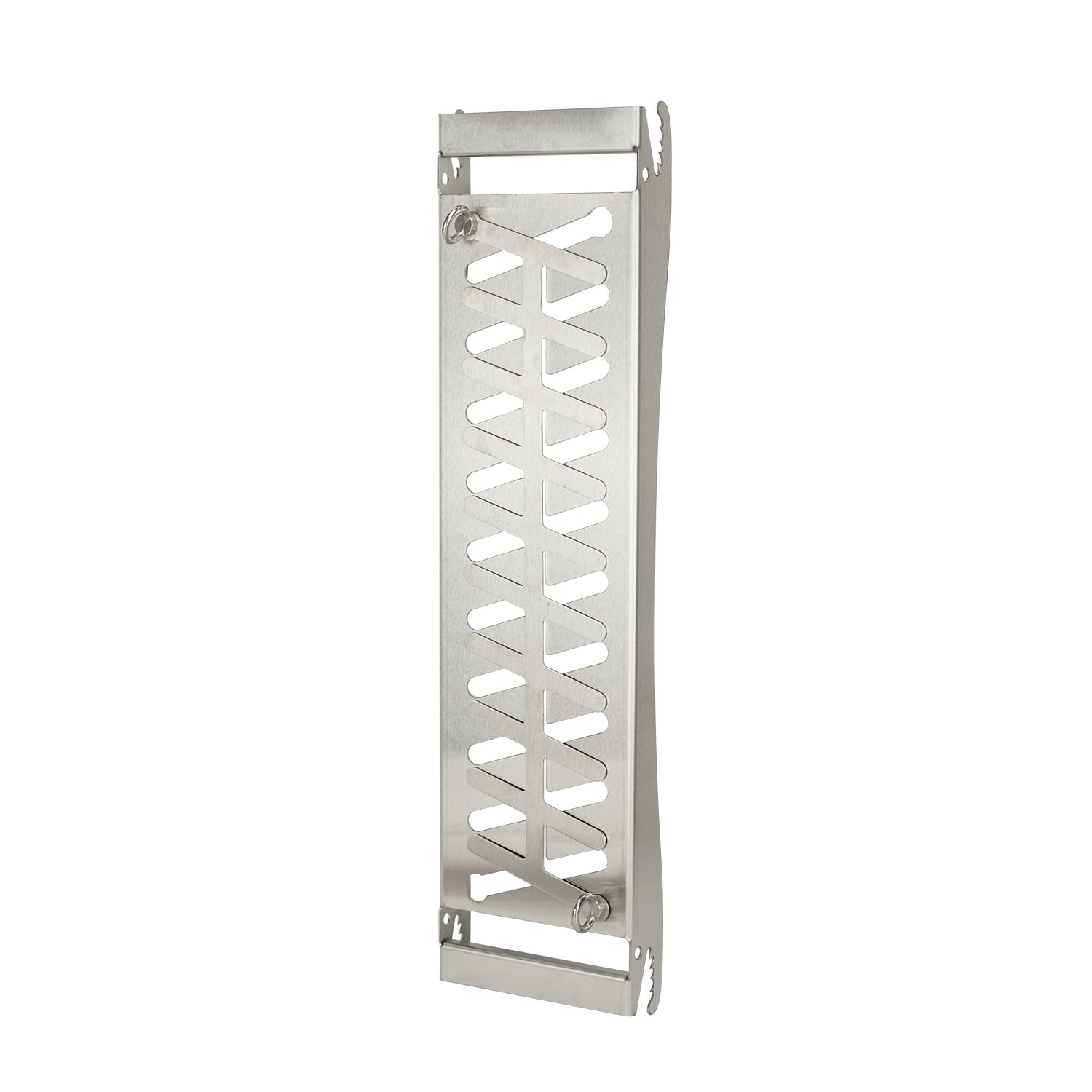 Stainless Steel Flame Salmon Holder, Multi-Functional, BBQ Grill Rack, FSB10 - Image 2