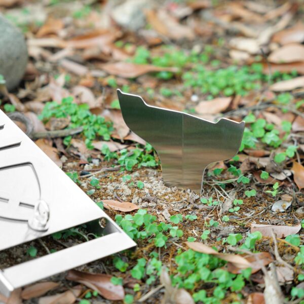 Home插图11 Stainless Steel Ground Stand for Flame Salmon Boards, Accessories, FSBA02