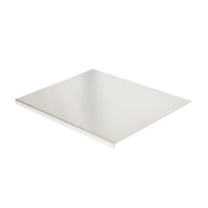 Pure Titanium L-Shaped Cutting Board, Custom Size, Edge Fold, CCB17
