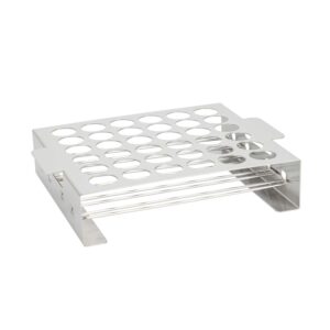 Stainless Steel Jalapeño Grill Rack with Bottom Support Mesh, 36 Holes, BGR03