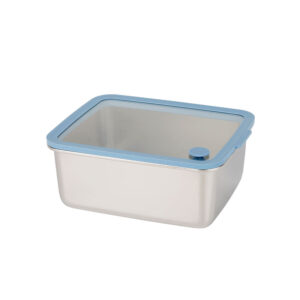 Leak Proof 304 Stainless Steel Lunch Box Bento Box with Glass Lid, Multiple sizes, 1HP2168
