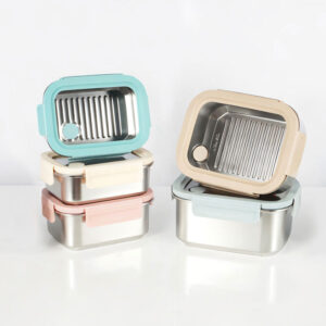 Stainless steel Lunch Container Lunch Box with Leakproof Lid, Multiple sizes, 1HP2177
