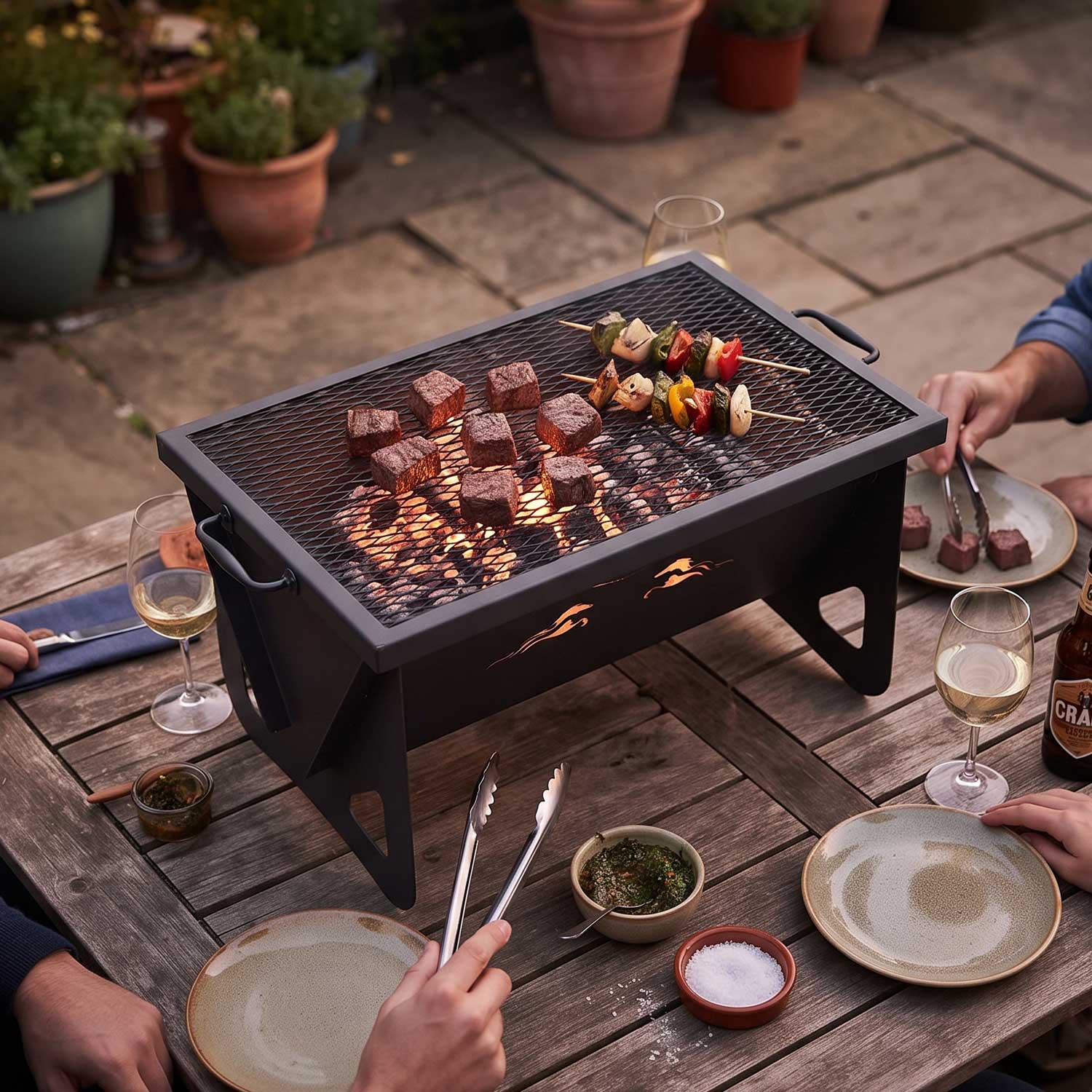 Portable Charcoal BBQ Grill