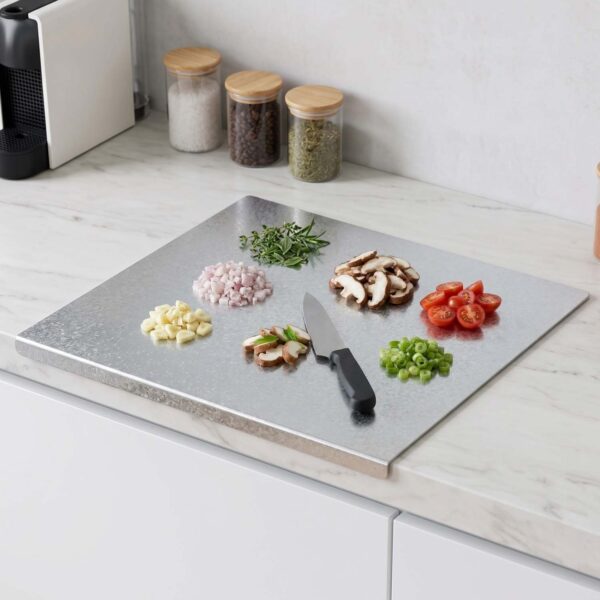 Customization L-Shaped Pure Titanium Cutting Board, Crystallization, CTB03缩略图