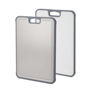 Dual-Sided Titanium & PP Cutting Board, Volcano Texture, Dishwasher Safe