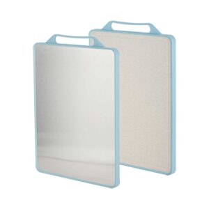 Dual-Sided Cutting Board | 304 Stainless Steel & PP Kitchen Chopping Board
