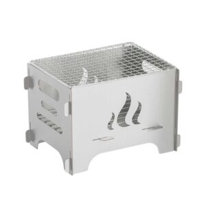Premium Portable Flat-Pack Stainless Steel BBQ Grill & Fire Pit GB2115